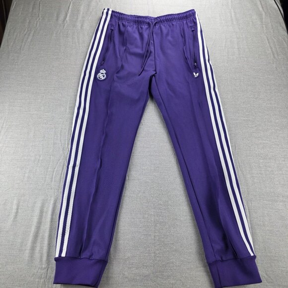 NWT Adidas Originals Real Madrid Terrace Icons Track Pants Mens Size L JF2579 - Picture 1 of 11